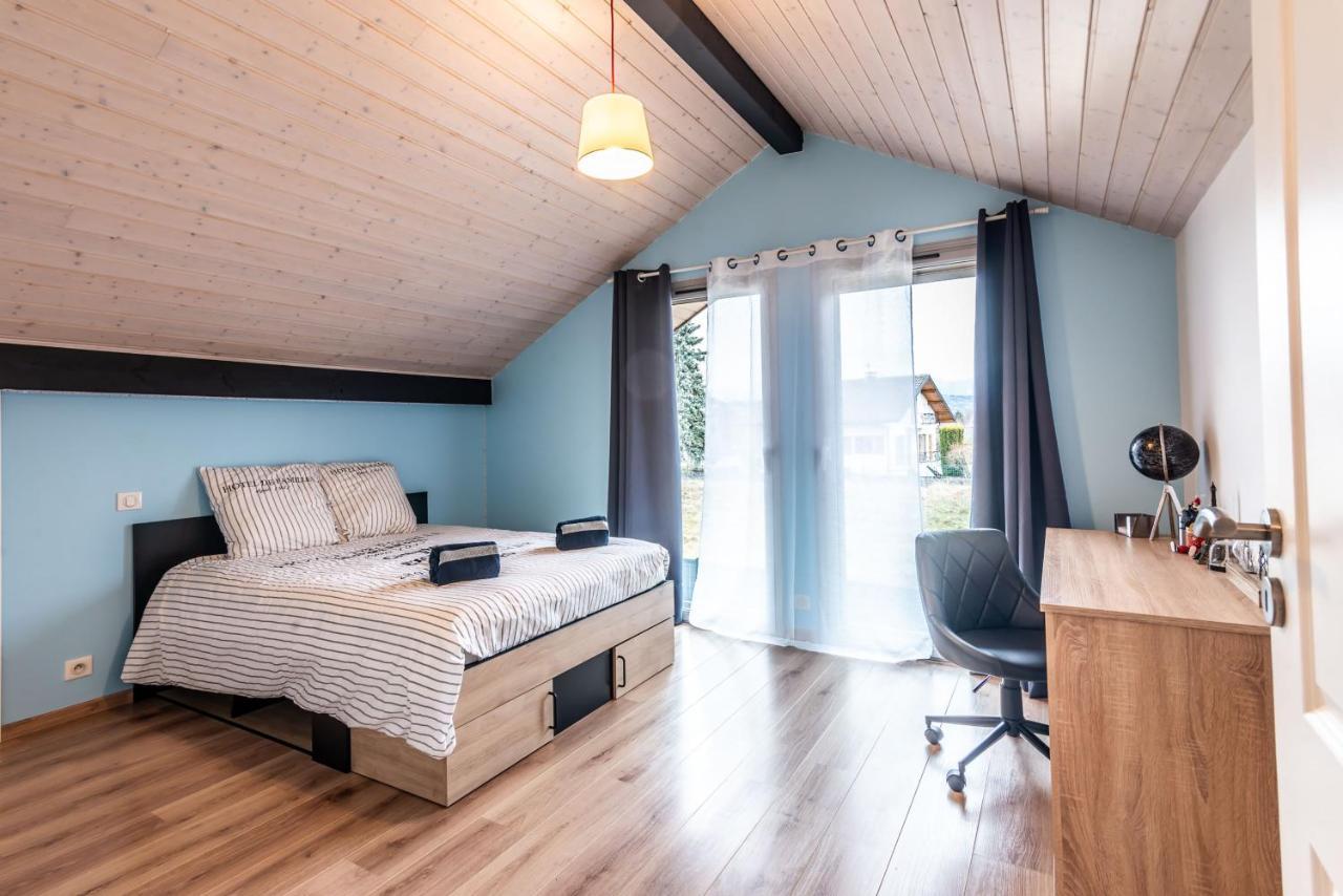 Villa Tout Confort - Piscine - Montagnes - Lac - Parking Armoy Eksteriør bilde